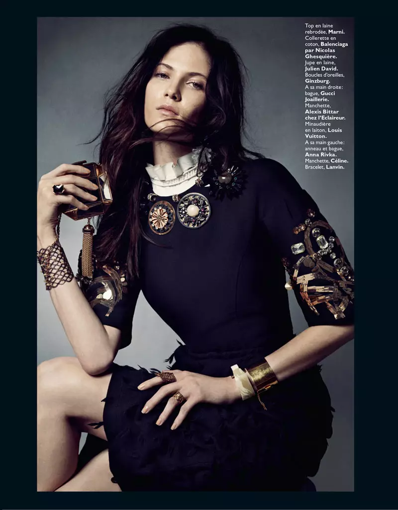 Honer Akrawi legt Maria Flávia Ferrari en Alexandra Tikerpuu vast in Baroque Luxe voor Grazia France