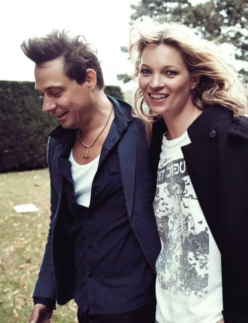 Elle France ئۈچۈن Sonia Sieff تەرىپىدىن Kate Moss