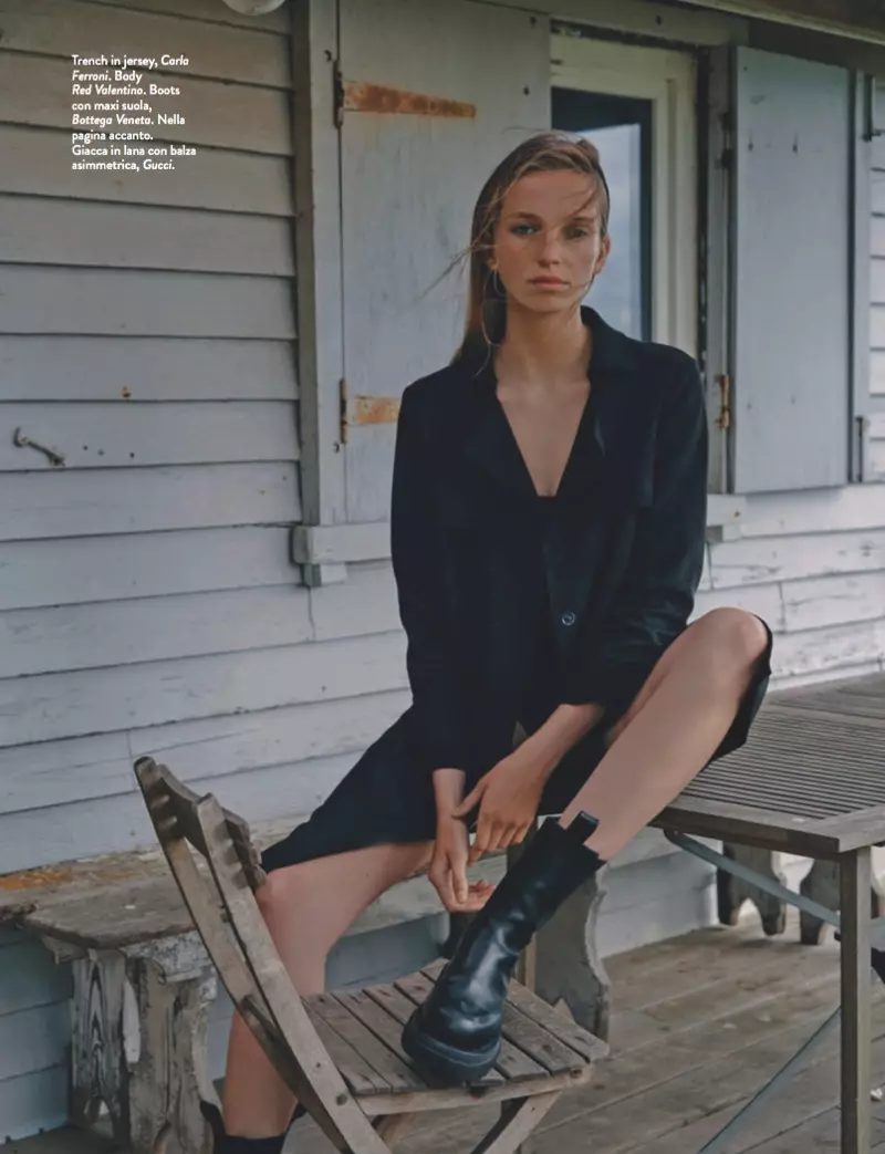 Jamilla Hoogenboom Amica Black Outfits Fashion Editorial