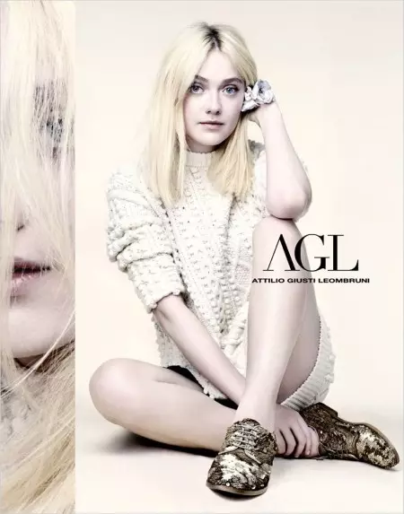 AGL को वसन्त 2016 अभियानमा Dakota Fanning काल्पनिक हुन्छ