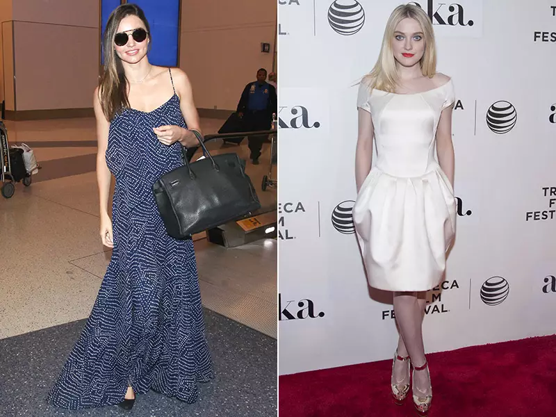 Miranda Kerr și Dakota Fanning ne fac ceasul de stil pentru aprilie. Foto: STPR / PR Photos / PRPhotos.com