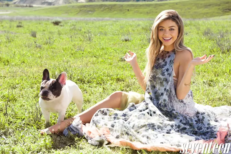 Sarah Hyland Wears Spring Looks in Seventeen Cover Feature