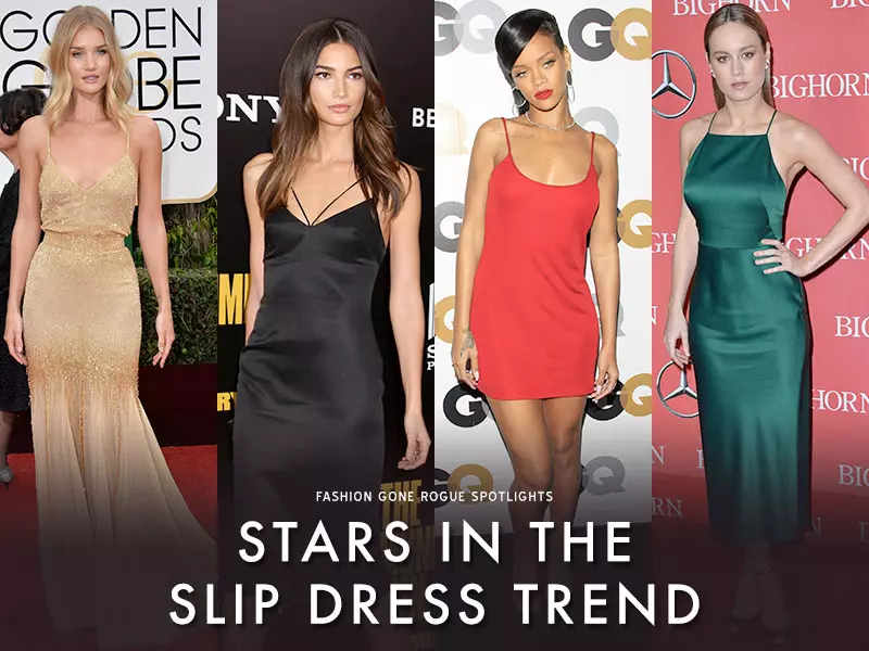 Slip Dress Trend: Stars in Slip Dresses