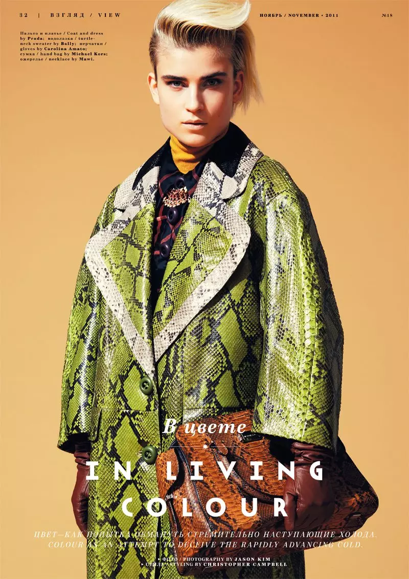 Jana Knauerova vum Jason Kim fir Playing Fashion November 2011