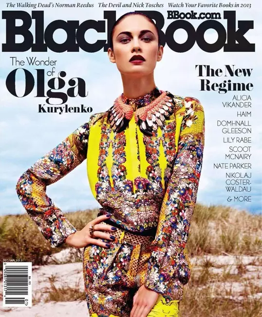 Si Olga Kurylenko Nagsidlak sa BlackBook's December/Enero Cover Shoot