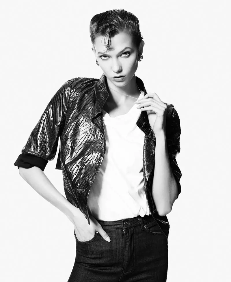 Karlie Kloss Gets Androgynous for M le Monde's December Cover Story của Daniel Sannwald