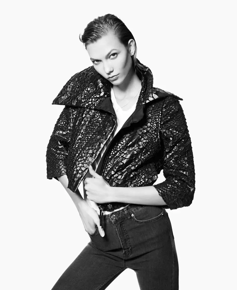 Karlie Kloss Gets Androgynous for M le Monde's December Cover Story của Daniel Sannwald