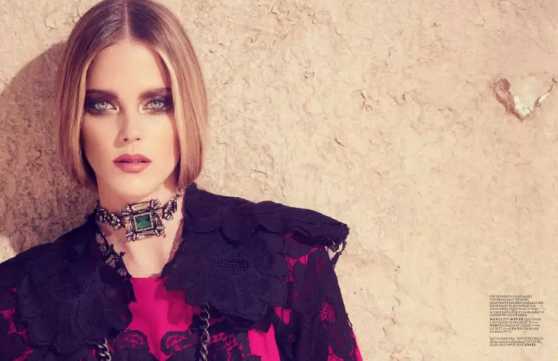 Shannan Click Dons romantik uslubi Vogue Turkiya uchun dekabr 2012 Sofi & Mauro tomonidan