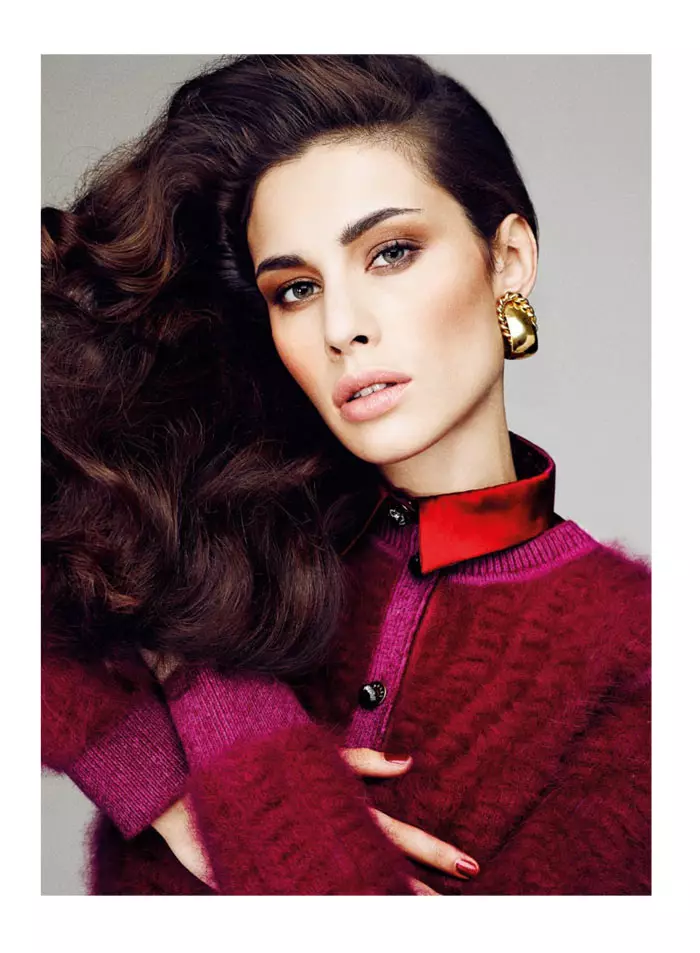 Marica Pellegrinelli Sports 80's Glam for S Moda