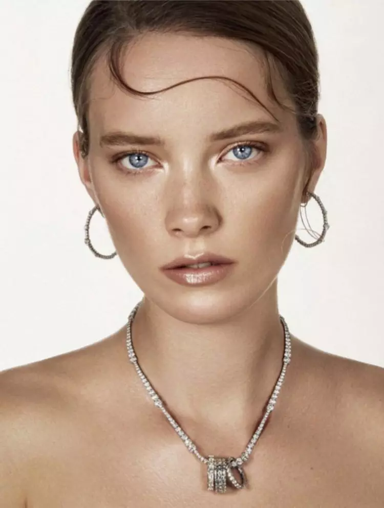 Mildred Gustafsson Sparkles in Gems for Vanity Fair Italy