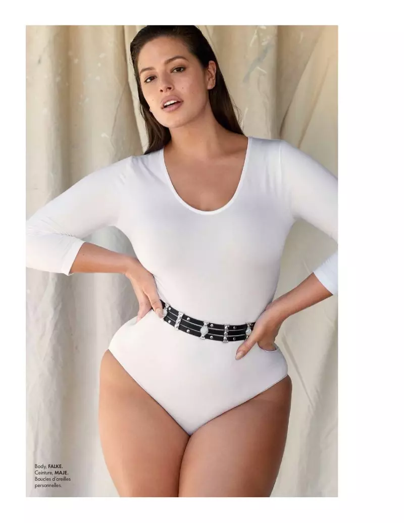 Ashley Graham Mamerake Kurva ing Crita Cover ELLE France