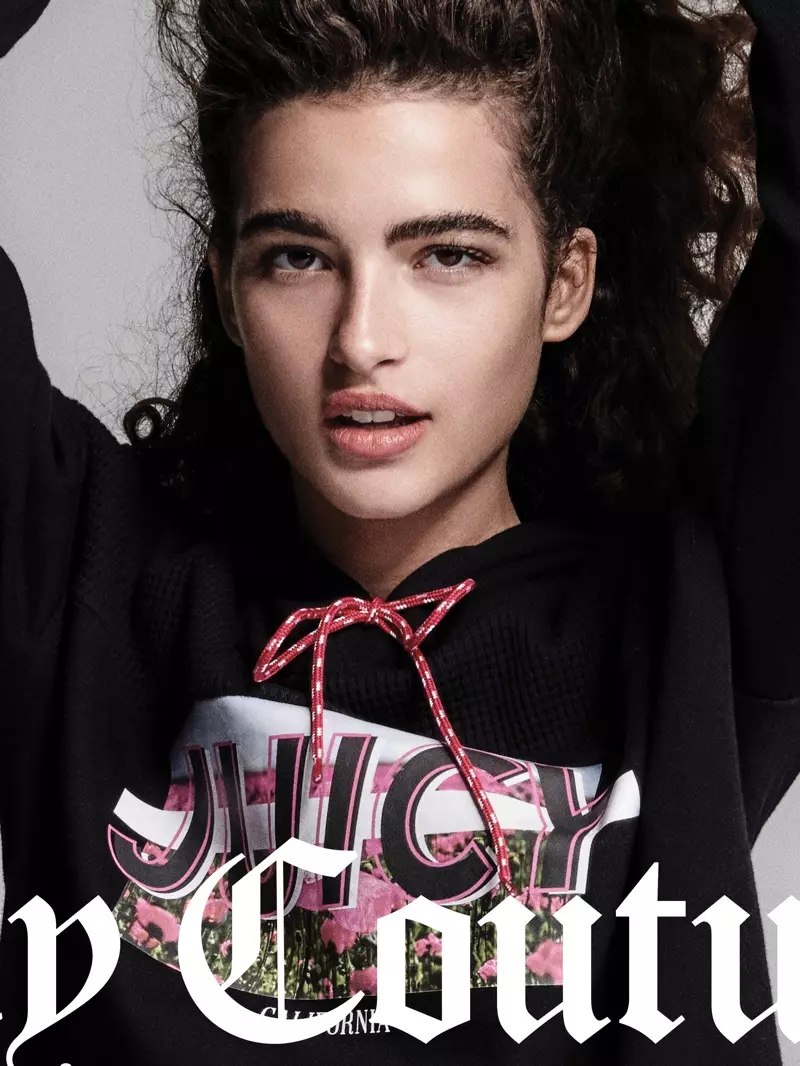 Spremna za svoj krupni plan, Chiara Scelsi pojavljuje se u kampanji Juicy Couture proljeće-ljeto 2019.