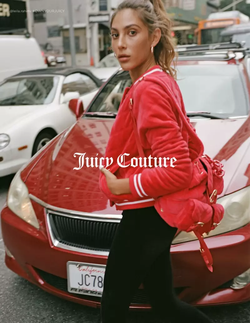 Juicy Couture හි වැටීම-ශීත 2017 ව්‍යාපාරයේ Leila Rahimi රංගනයෙන් දායක වේ
