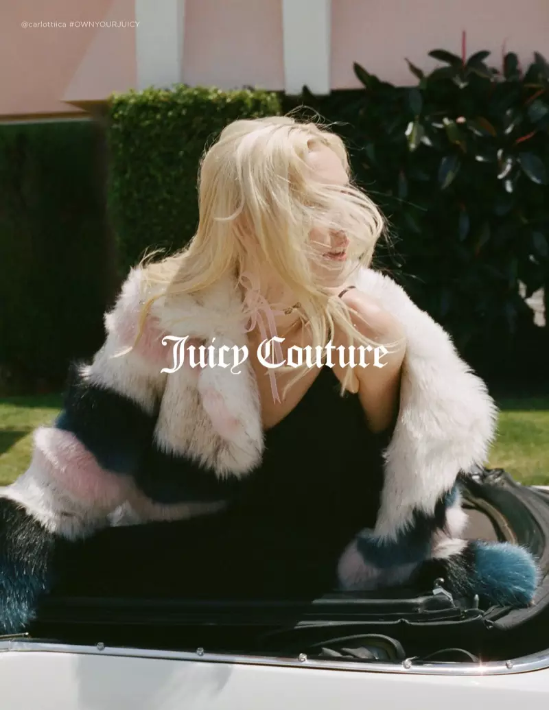 Карлотта Кол дар маъракаи тирамоҳу зимистони Juicy Couture 2017 нақш бозид
