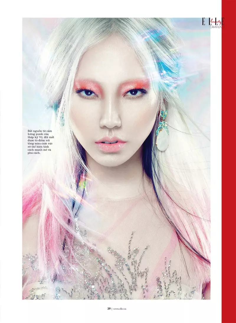 Soo Joo er Manga Beauty fyrir Elle Vietnam október 2013