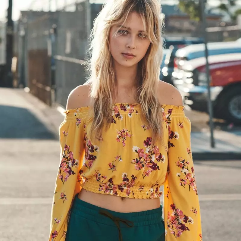 H&M Floral Print Top