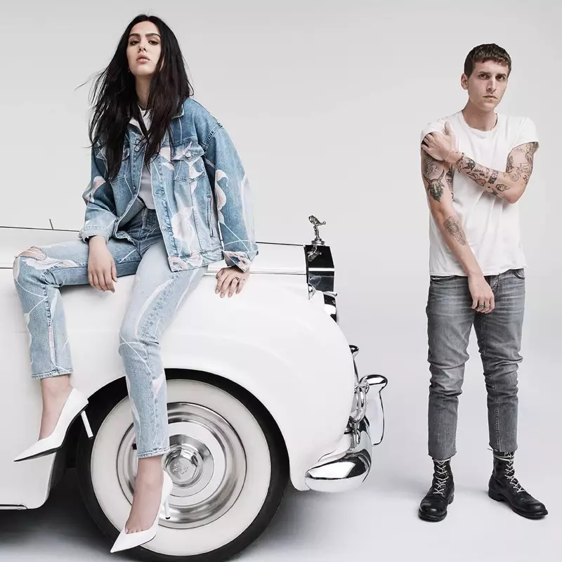 Ամելիա Գրեյ Համլին | Hudson Jeans | Գարուն 2018 | Քարոզարշավ