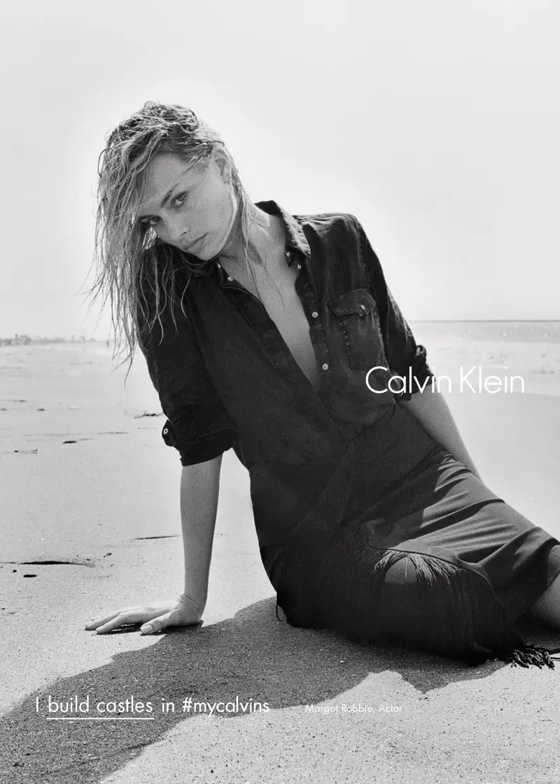 Margot Robbie សម្រាប់យុទ្ធនាការ Calvin Klein Fall/Winter 2016