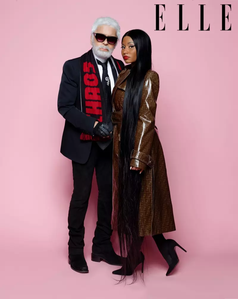 Nicki Minaj | Karl Lagerfeld | ELLE ONS | 2018 Voorbladfotosessie