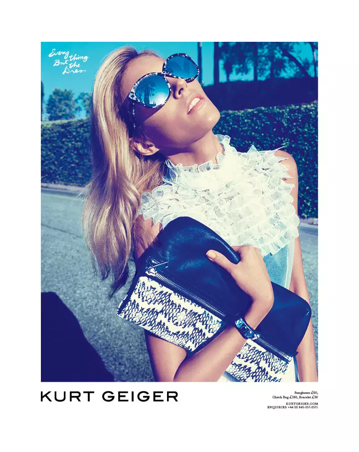 Anja Rubik für Kurt Geiger Frühjahr 2012 Kampagne von Erik Torstensson