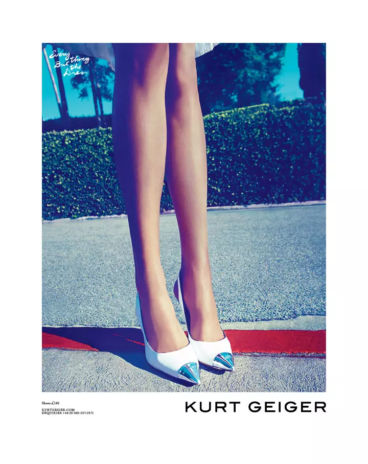 Anja Rubik foar Kurt Geiger Spring 2012 Campaign troch Erik Torstensson