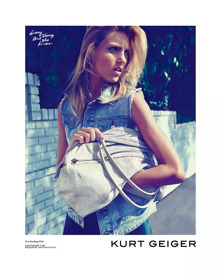 Anja Rubik cho Kurt Geiger Chiến dịch mùa xuân 2012 của Erik Torstensson