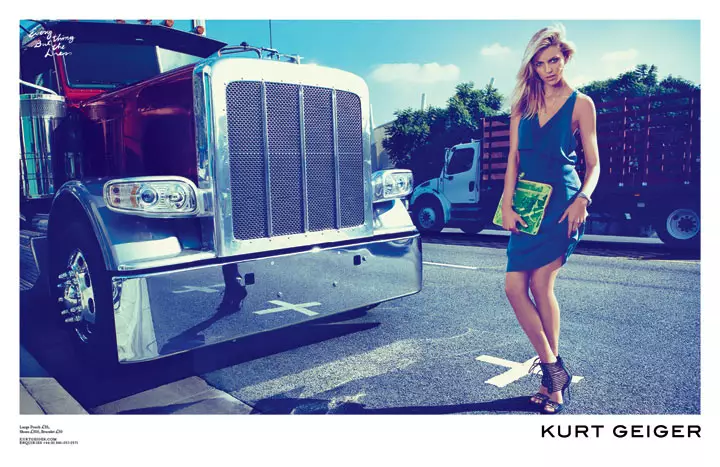 Erik Torstensson'dan Kurt Geiger İlkbahar 2012 Kampanyası için Anja Rubik