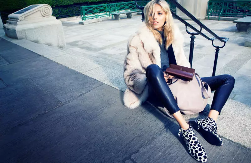 Anja Rubik per a la campanya tardor 2011 de Kurt Geiger