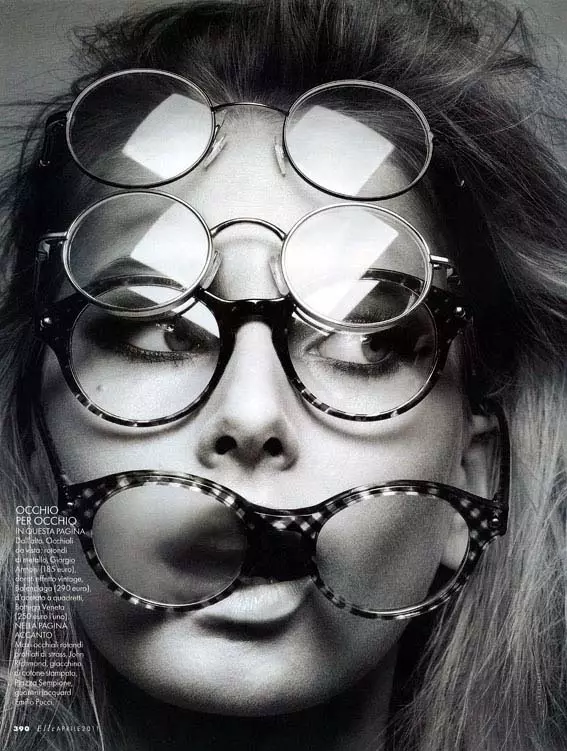 Hana Soukupova pour Elle Italia avril 2011 par Alexei Hay