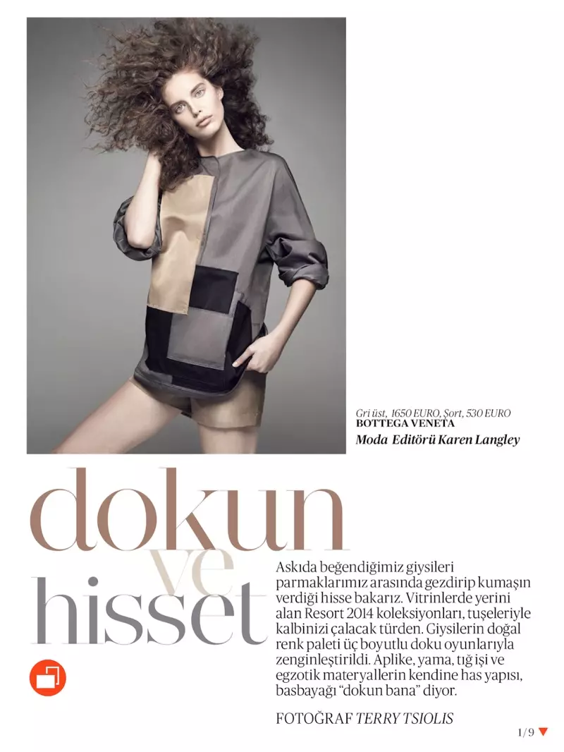 Emily DiDonato dostaje glam dla Terry'ego Tsiolisa w Vogue Turkey Shoot