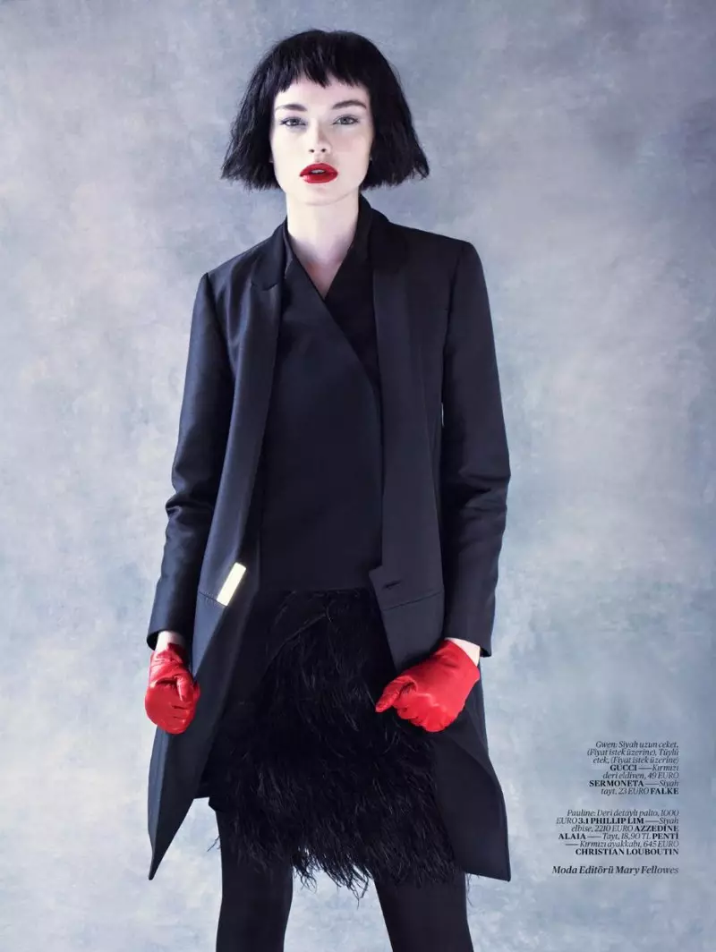 Gwen Loos og Pauline van der Cruysse for Vogue Turkey november 2010 av Mariano Vivanco