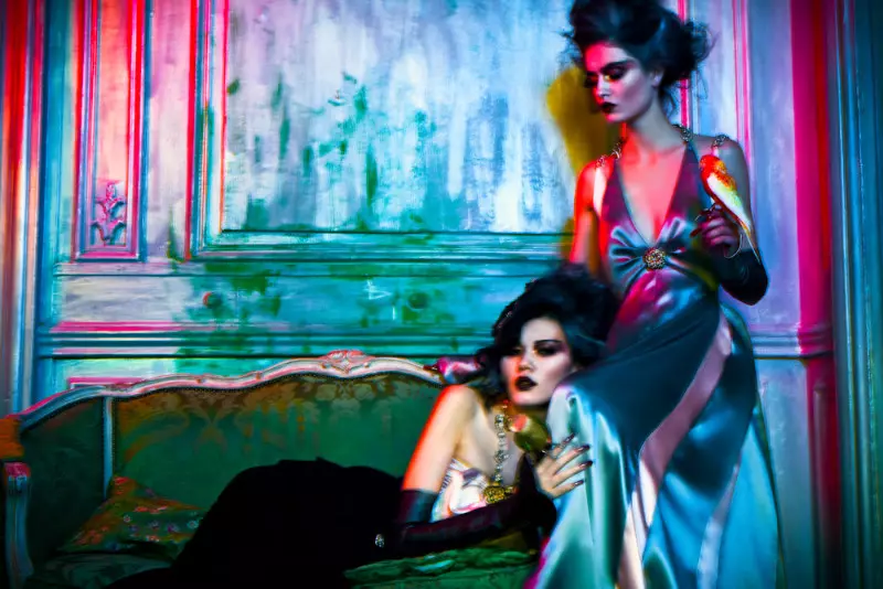 Pauline Van Der Cruysse & Zhu Lin Star, Mişel du Suanyň “L'Officiel China” üçin “Couture” ertekisinde