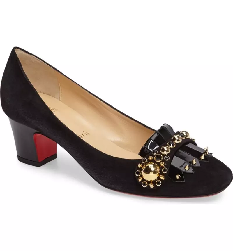 ખ્રિસ્તી Louboutin Oaxacana Kiltie ફ્રિન્જ પંપ