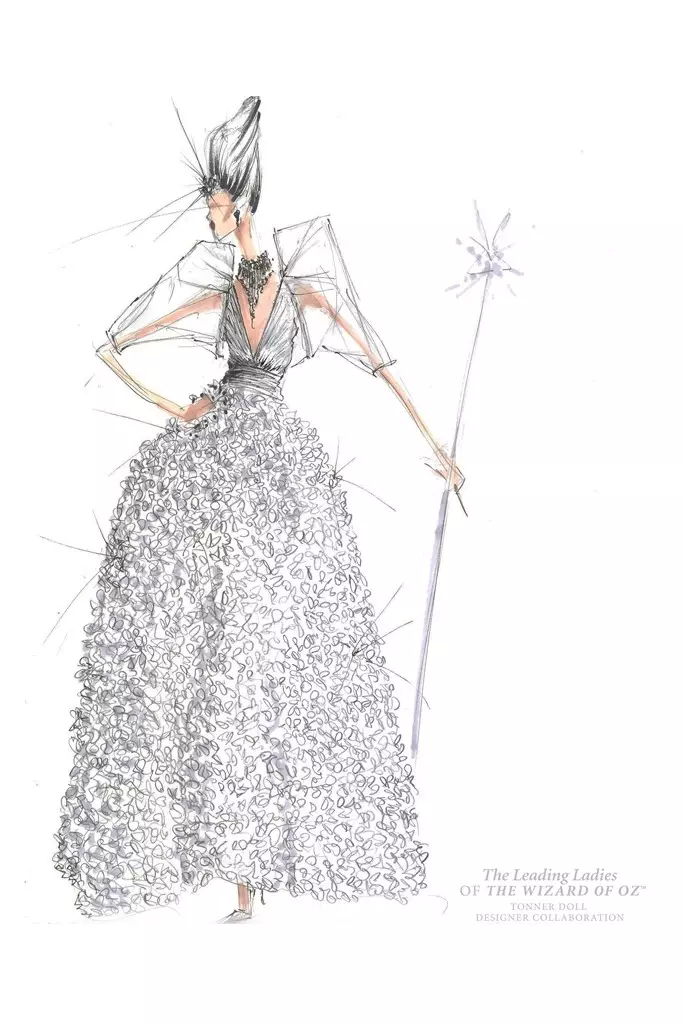 Glinda the Good Witch reimagined ni BCBG Max Azria