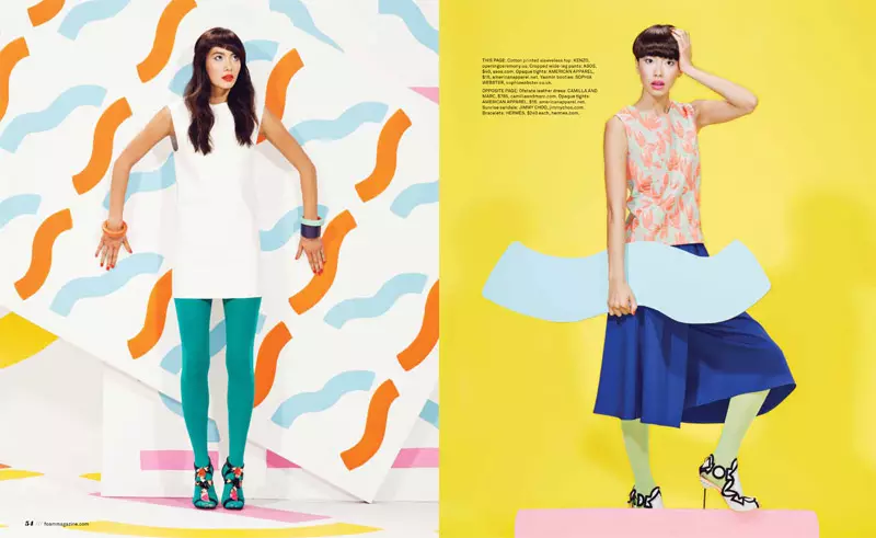 Chloe B. porte un style Pop Art pour Foam Shoot by JUCO