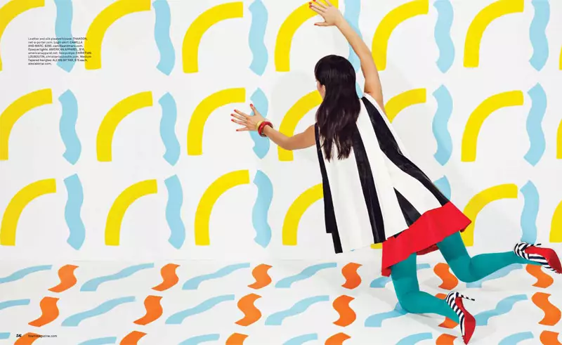 Chloe B. Wears Pop Art Style for Foam Shoot của JUCO