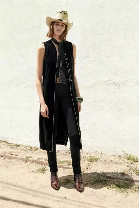 Kaia Gerber יקסידז קיל אין Saint Laurent Resort 2020 זאַמלונג