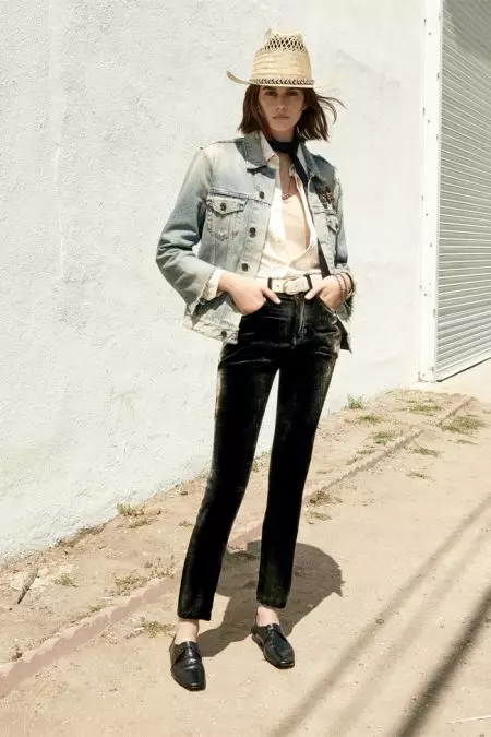 Kaia Gerber yn Exudes Cool in Saint Laurent Resort 2020 Collection