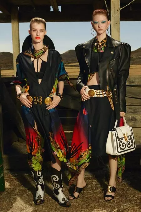 Versace د ریزورټ 2020 ټولګه لپاره لویدیځ ته ځي