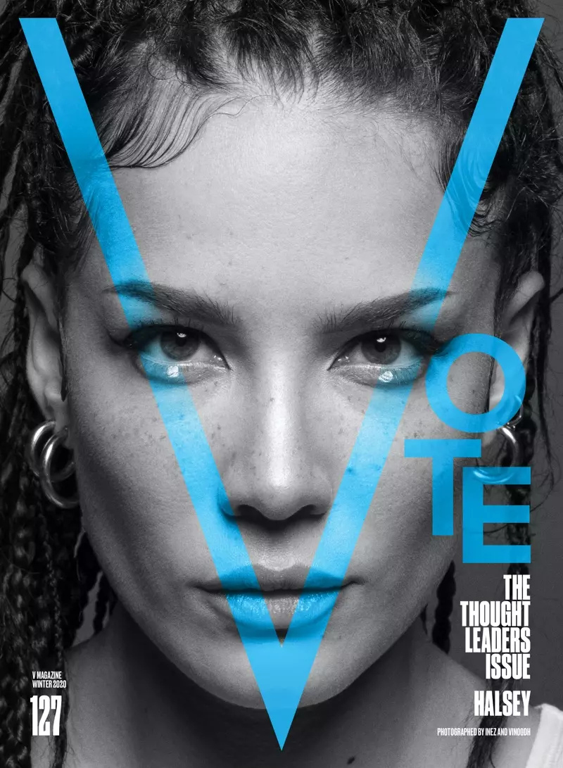 Halsey në kopertinën e revistës V #127. Foto: Inez & Vinoodh