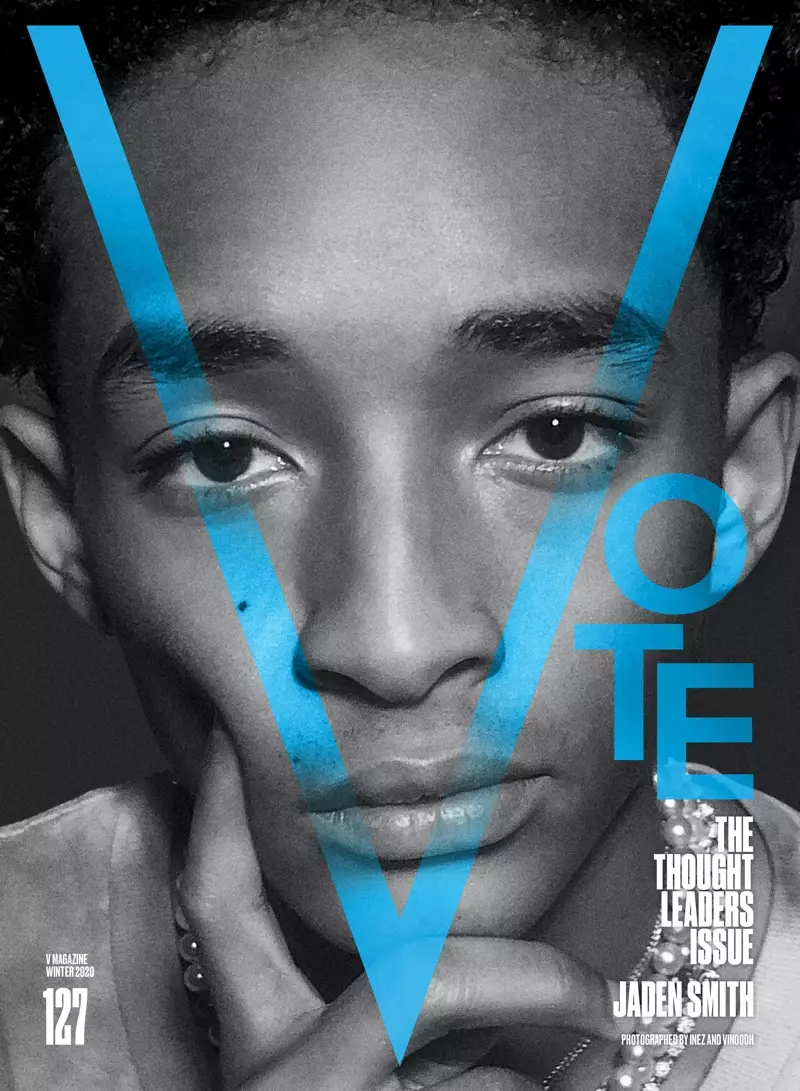 Jaden Smith op V Magazine # 127 Cover. Foto: Inez & Vinoodh