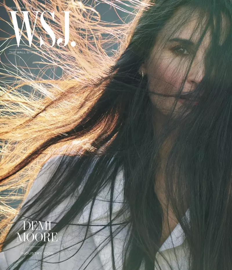 Demi Moore su WSJ. Rivista ottobre 2019 Copertina