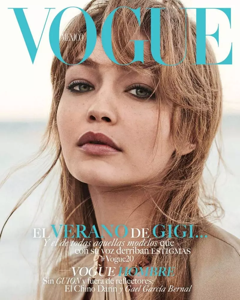 Ua Sauni Gigi Hadid mo le Vaitau Matafaga i Vogue Mekisiko