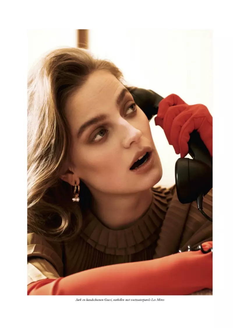 Ine Neefs Models Sophisticated Styles foar Harper's Bazaar Nederlân