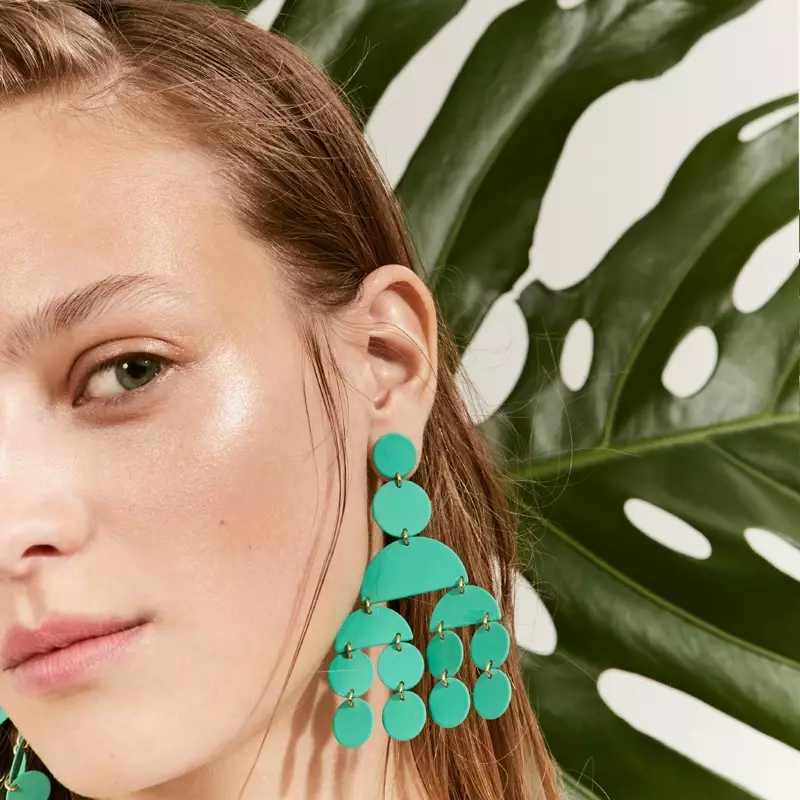 J. Crew Circle Statement Earrings