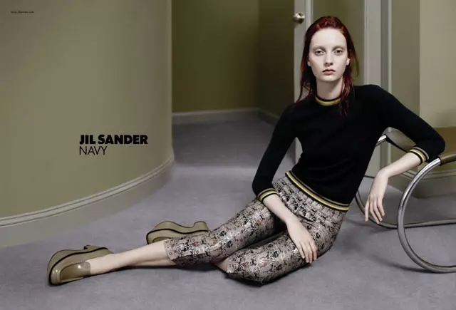 Codie Young zë një vend për fushatën e Jil Sander Navy të vjeshtës 2012 nga Daniel Jackson