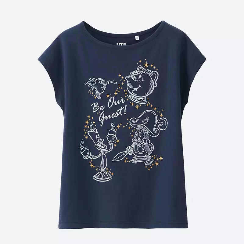 Футболка Uniqlo Beauty and the Beast Be our Guest T-Shirt