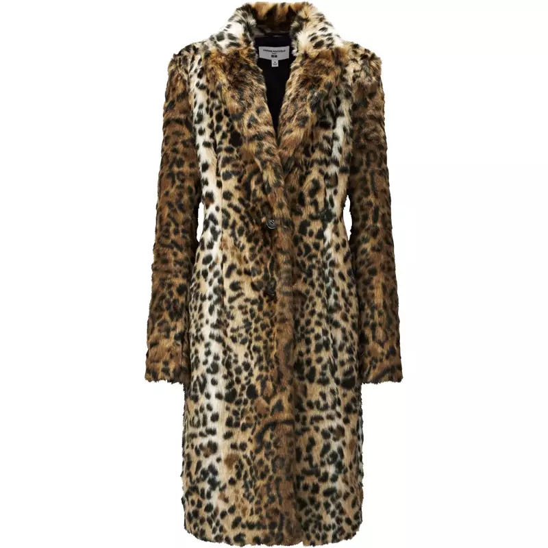 Umelá kožušina Uniqlo x Carine Roitfeld Leopard Print