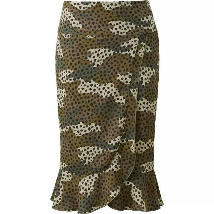 Uniqlo x Carine Roitfeld Ruffle Skirt Print