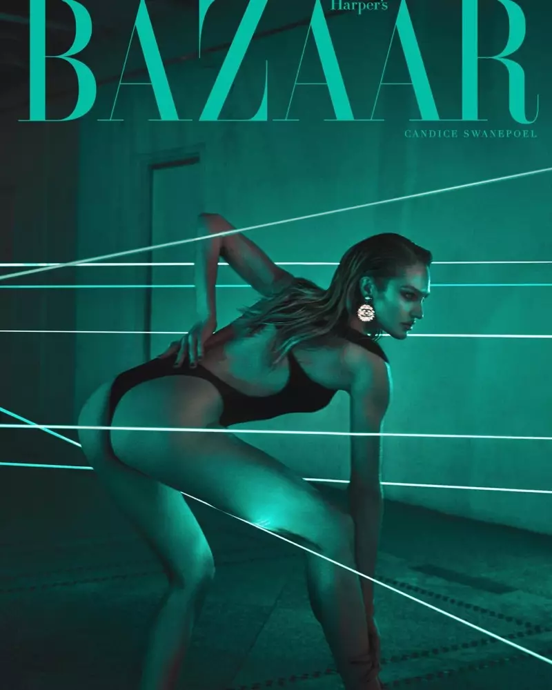 Candice Swanepoel သည် Harper's Bazaar Greece အတွက် Femme Fatale အဖြစ် ပြောင်းလဲခဲ့သည်။